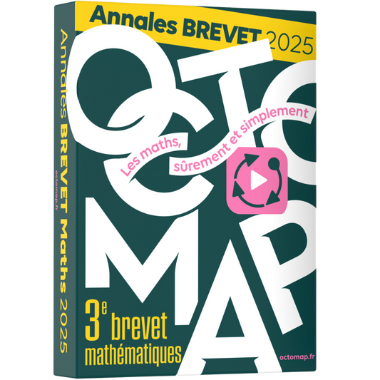 annales brevet maths 2025 par OCTOMAP